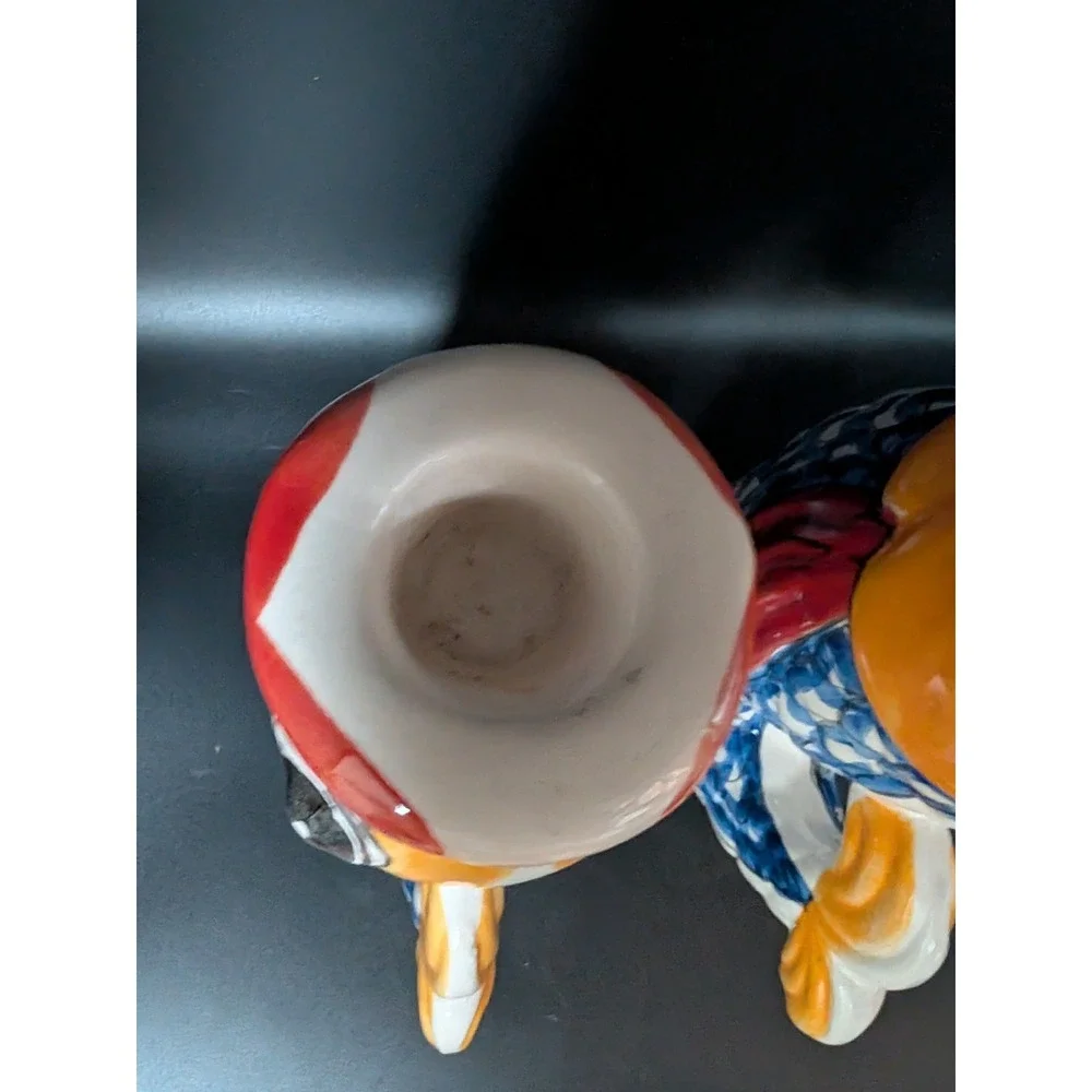 Vintage Italian Potter~Fish Candlestick Holders~Santo Stefano Di Camastra
